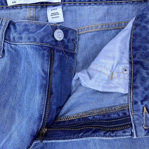 Gap Women's Bootcut Jeans Size 6 100% Cotton Mid Rise Medium Wash Zipper Fly Y2K - Picture 4 of 6